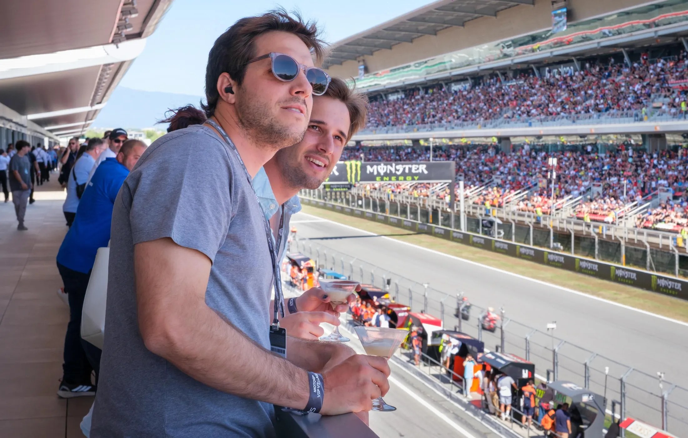 Fans at a grand prix
