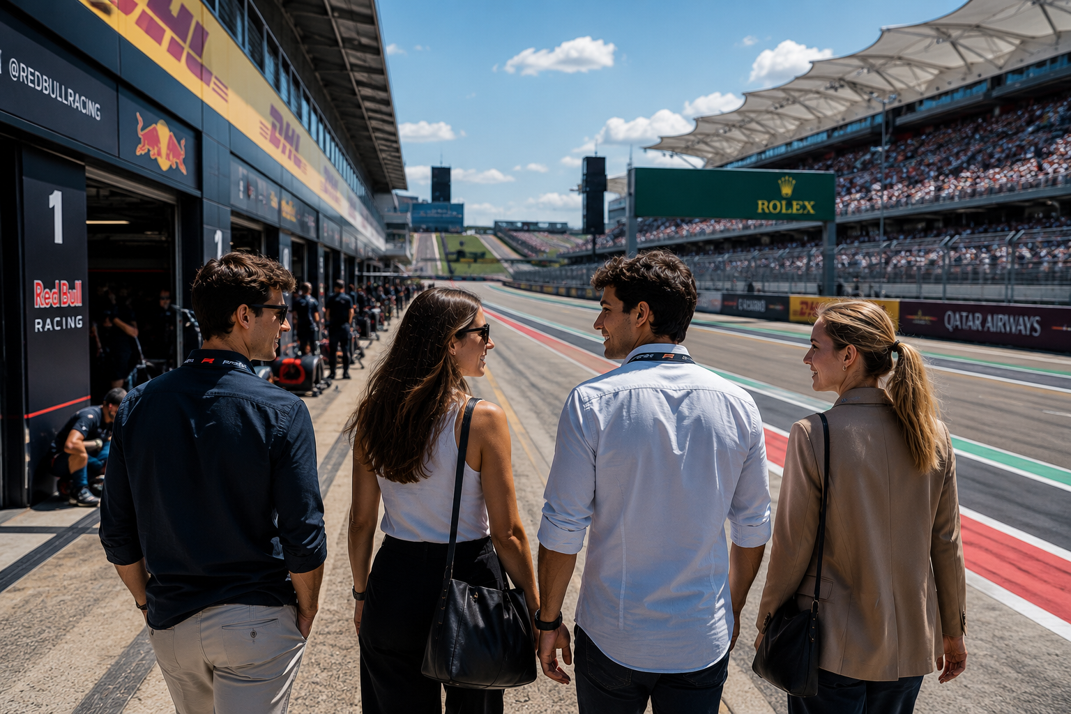 MBA students on the motorsport immersion trip